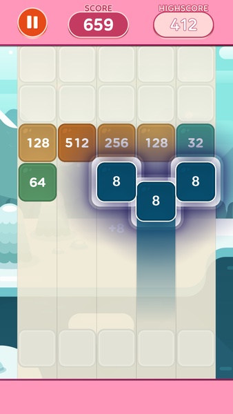 2048 Shoot n Merge Block Puzzle Game free - Preview 1