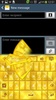 GO Keyboard Gold Glow Theme screenshot 4