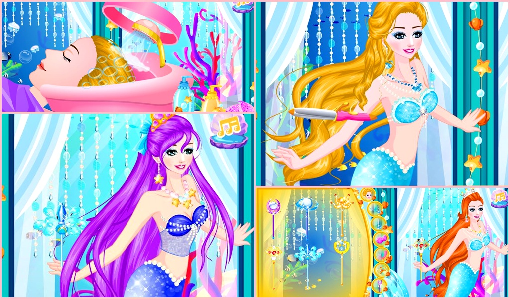 Mermaid Princess Hair Salon - Preview 3