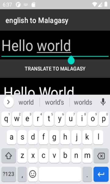 english to Malagasy translator - Preview 3
