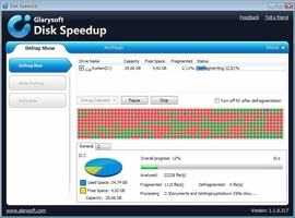 Disk SpeedUp screenshot 1