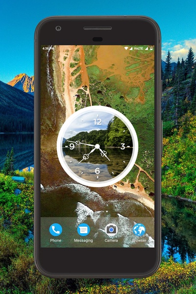Lake Clock Live Wallpaper - Preview 2