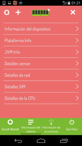Memory Optimizer HD - Preview 2