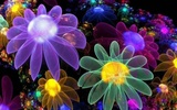 Neon Flowers Live Wallpaper screenshot 1