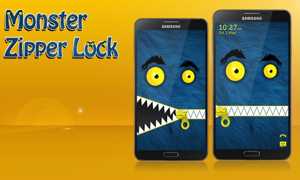 Monster Zipper Lock Screen - Preview 6