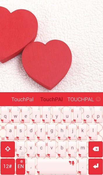 TouchPal SkinPack Simple Love - Preview 3