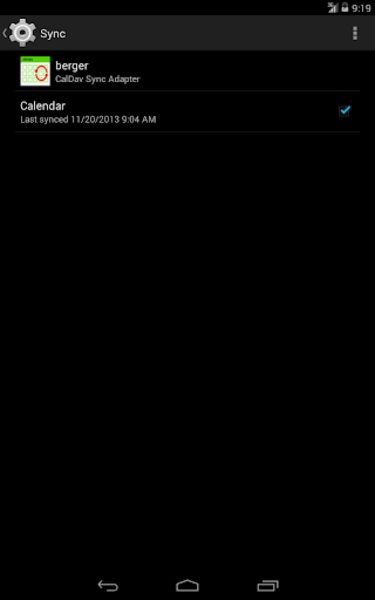 CalDAV Sync Adapter - Preview 1
