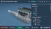 Four-stroke Otto engine educational VR 3D screenshot 4