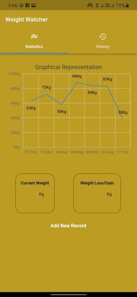 Weight Watcher App - Preview 4