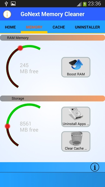 GoNext Memory Cleaner - Preview 4