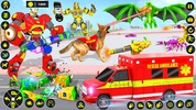 Ambulance Dog Robot Car Game screenshot 5