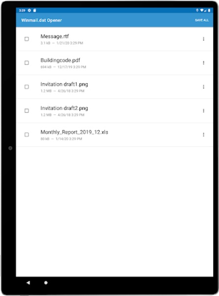 Winmail.dat Opener - Preview 3