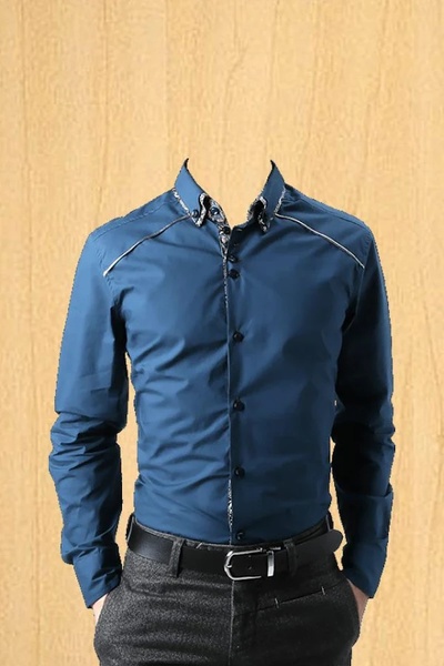 Man Shirt Photo Suit - Preview 4
