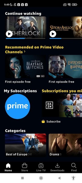 Where does prime discount video download to android