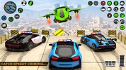 Flying Car Robot Shooting Game screenshot 2