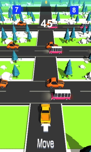 Road Cross Traffic Rush 3D Super Fun Game - Preview 1