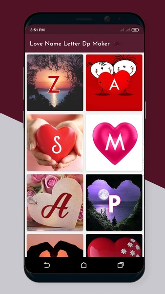Love Name Letter Dp Maker 2022 - Preview 1
