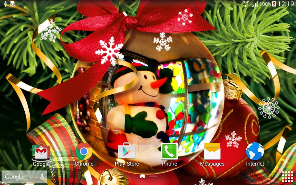 Snowman Live Wallpaper - Preview 1