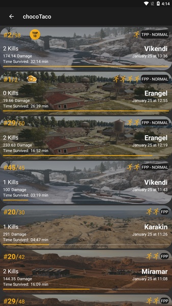 Chicken Tracker: Stats for PUBG - Preview 5