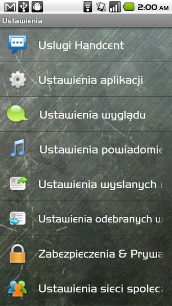 Handcent SMS Polish Language Pack - Preview 1