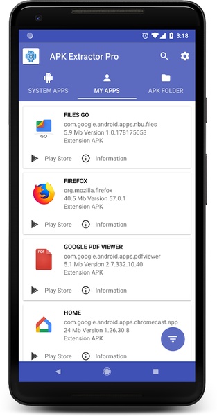 APK Extractor Pro - Preview 4
