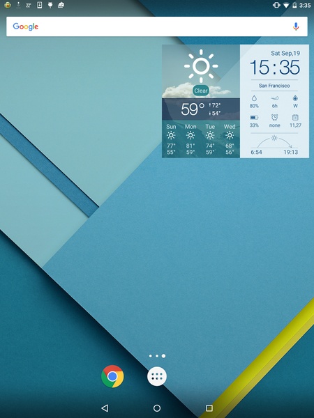 Clock Weather Transparent - Preview 2