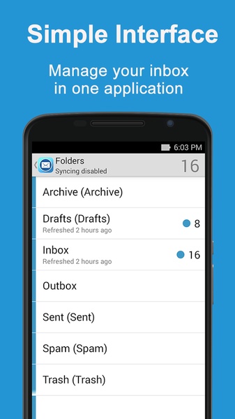 Inbox for Hotmail - Preview 1