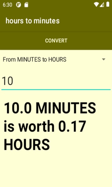 hours to minutes converter - Preview 2