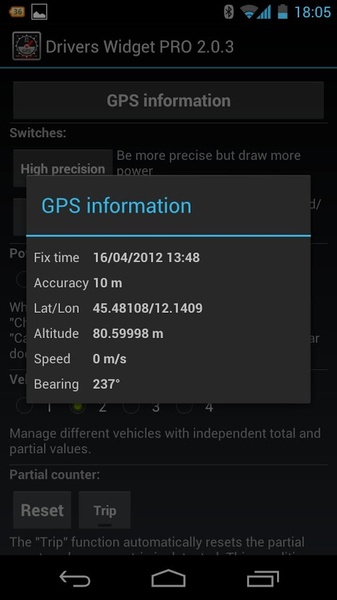 Drivers Widget - Preview 2