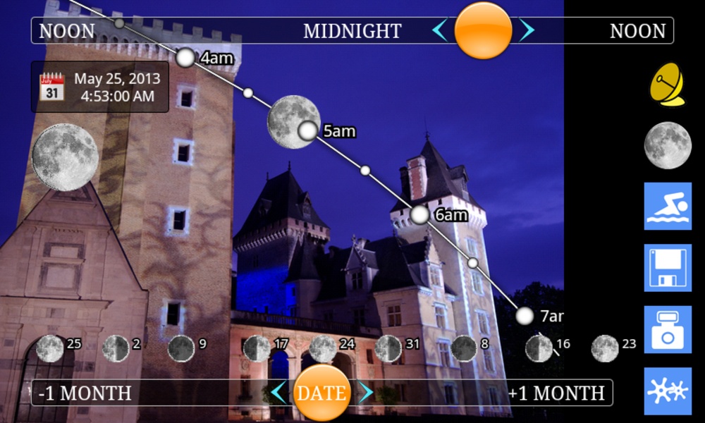 MoonTrajectory.net - Preview 5