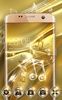 Gold Silk Glitter Theme: Dynamic Luxury music screenshot 3