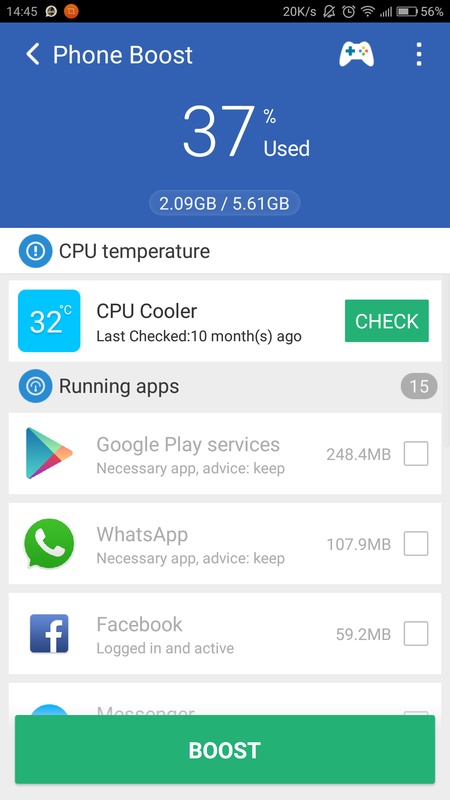 تطبيق تسريع الهاتف وتنظيفه Clean Master للاندرويد 2022
