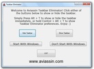 Taskbar Eliminator screenshot 1