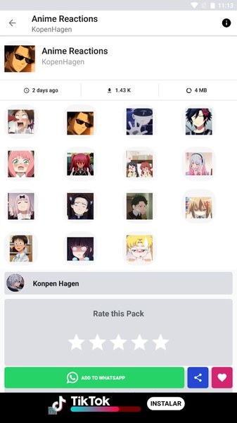 Anime Stickers For WhatsApp 55.0 Monitor Shots 4