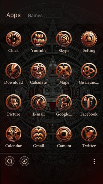 Octopus GOLauncher EX Theme - Preview 2