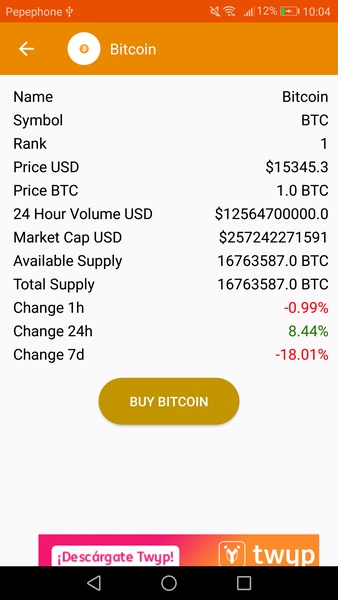 Crypto Coins Monitor - Preview 4