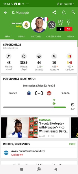 BeSoccer - Preview 1