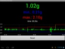 Accelerometer (g-force meter) screenshot 2