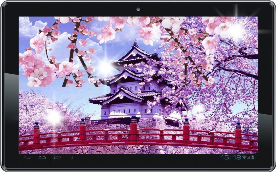 Sakura Garden HD livewallpaper - Preview 4