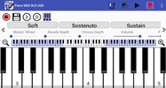 Piano MIDI Bluetooth USB screenshot 5