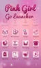 Pink Girl GO Launcher screenshot 1