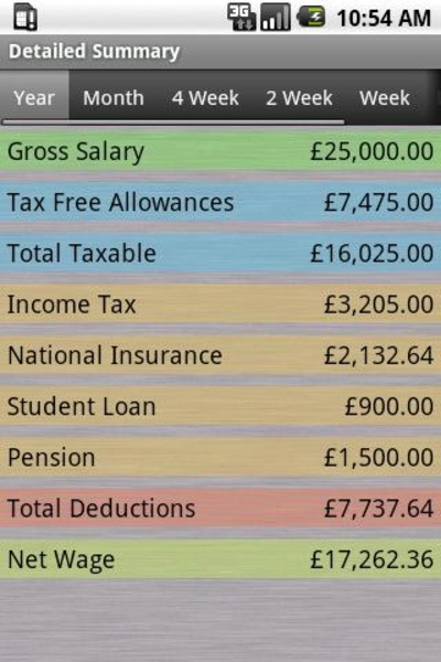 PAYE Tax Calculator - Preview 3