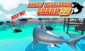 Angry Megalodon Shark 3D screenshot 1