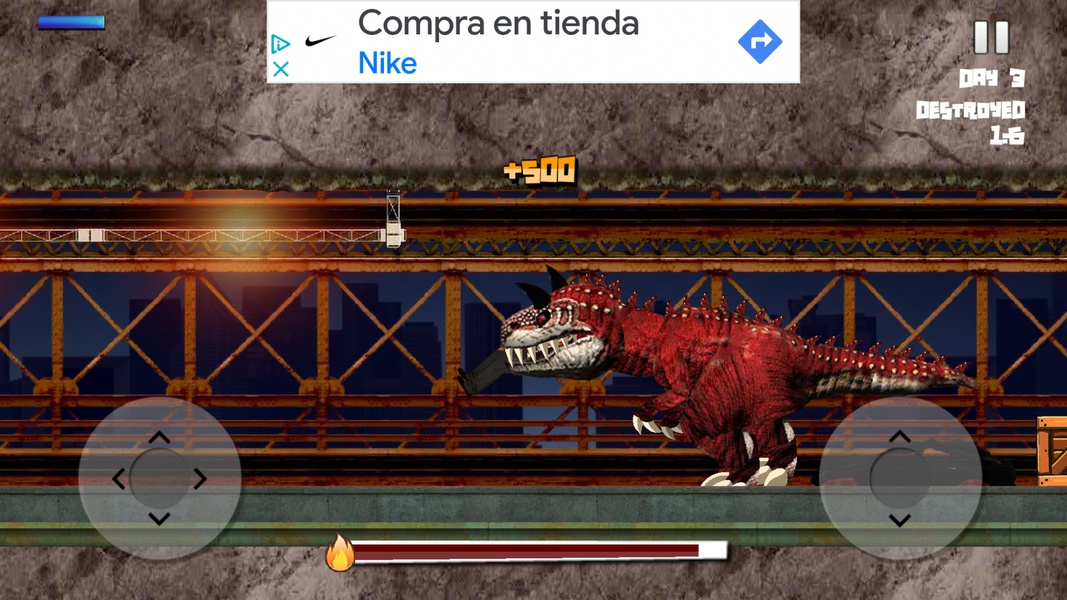 Dinossauro Rex (Paris Rex) Jogo de Android Gameplay T-Rex jogo 