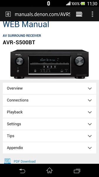 Denon 500 Series Remote - Preview 1