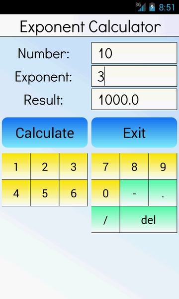 Exponent Calculator - Preview 3