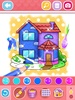 Glitter House Coloring screenshot 4