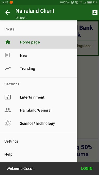 Nairaland Client - Preview 4