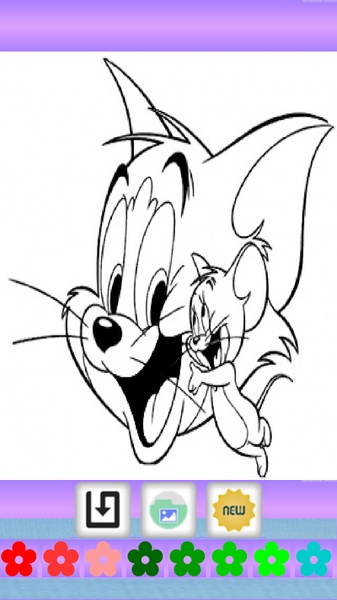 Coloring Fun Tom and Jerry - Preview 2