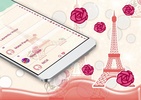GO SMS Paris Love screenshot 1